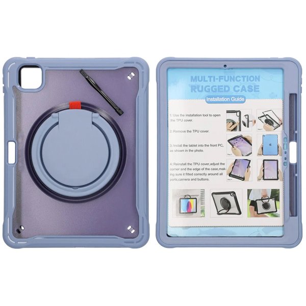 iPad Pro 11 (M4/M5) Cover med Stativ Lilla
