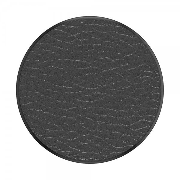 Popsockets PopGrip Premium Pebbled Vegansk Læder Sort