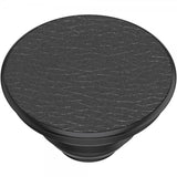 Popsockets PopGrip Premium Pebbled Vegansk Læder Sort