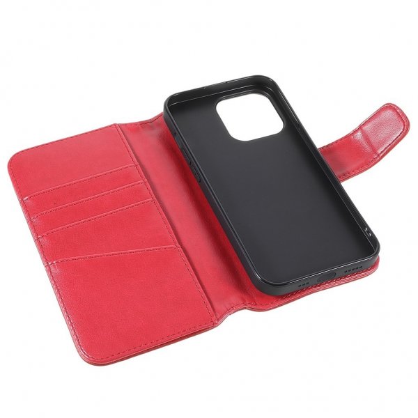 Nordic Covers iPhone 14 Pro Cover Essential Leather Poppy Red