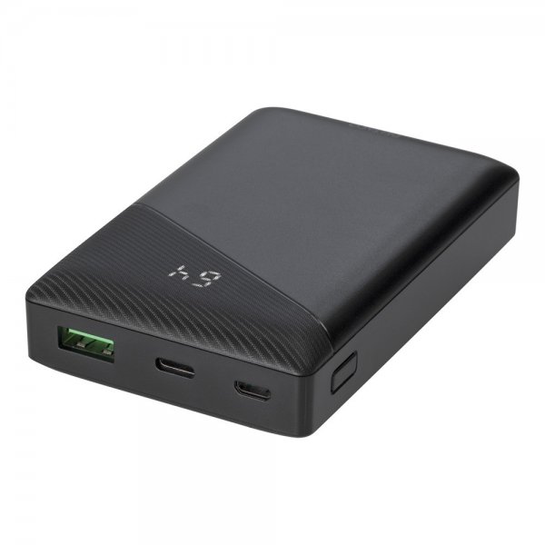 Deltaco Powerbank 10 000 mAh Fast Charge 18W Sort