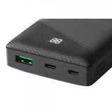 Deltaco Powerbank 10 000 mAh Fast Charge 18W Sort