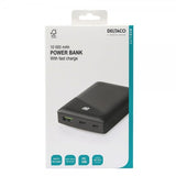 Deltaco Powerbank 10 000 mAh Fast Charge 18W Sort