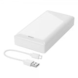 Deltaco Powerbank 20 000 mAh 10W Hvid