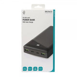 Deltaco Powerbank 30 000 mAh Fast Charge Sort