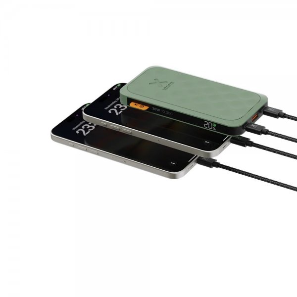 Xtorm Powerbank Fuel Series 5 20W 2xUSB-C 10 000 mAh Grøn