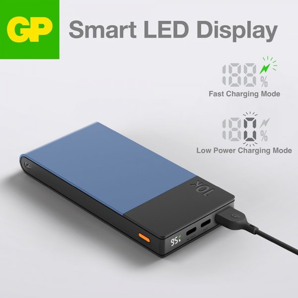 GP Powerbank M2+ 10 000 mAh Blå