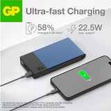 GP Powerbank M2+ 10 000 mAh Blå
