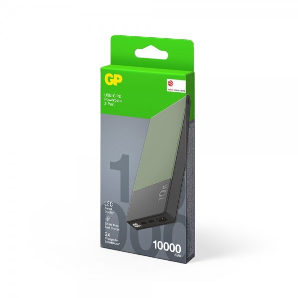 GP Powerbank M2+ 10.000 mAh Grøn