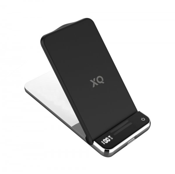 Xqisit Powerbank med Trådløs Opladning Sort