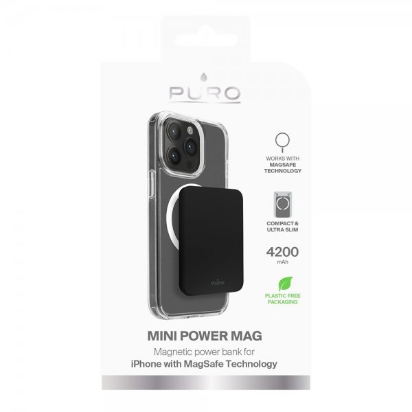 Puro MagSafe Powerbank Mini Power Mag Sort