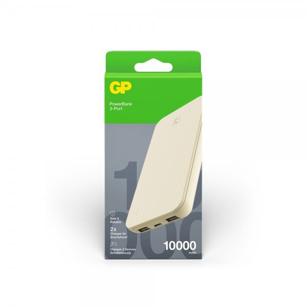 GP Powerbank Plus 10.000 mAh Cream