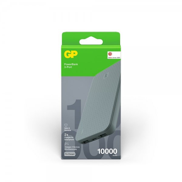 GP Powerbank Plus 10.000 mAh Grøn