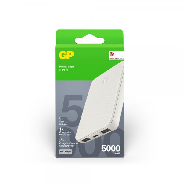 GP Powerbank Plus 5000 mAh Creme
