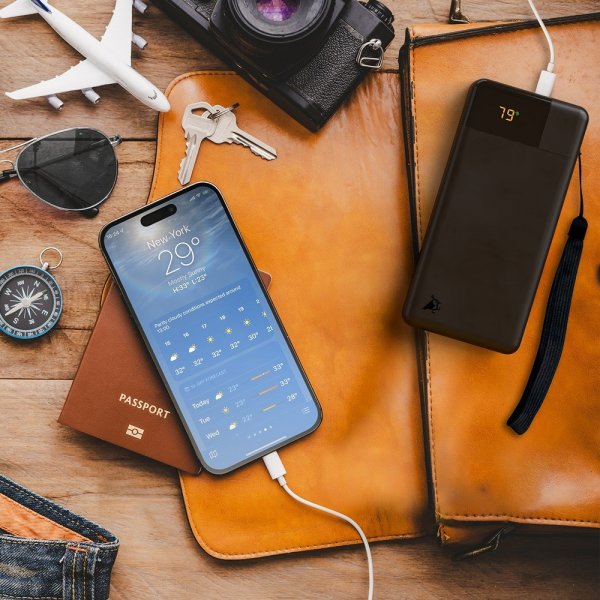 Aqiila Powerbank Powerbird B20 20.000 mAh Sort