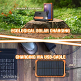 4smarts Powerbank Solar Prepper 12000mAh