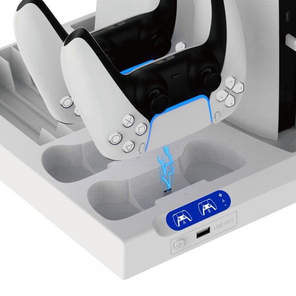 Ipega PS5/PS5 Slim Lodret Stand Dockingstation