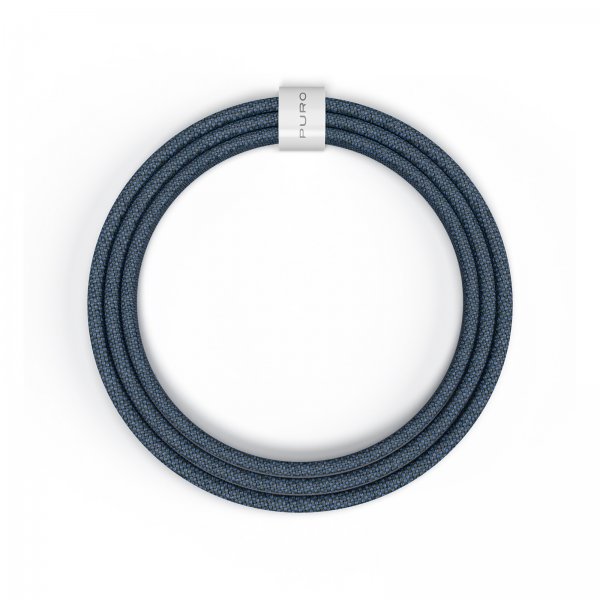 Puro Kabel Fabrik 2.0 60W USB-C til USB-C 1.5m Blå