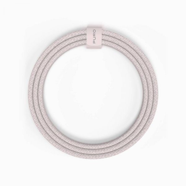 Puro Kabel Fabrik 2.0 60W USB-C til USB-C 1.5m Rosa