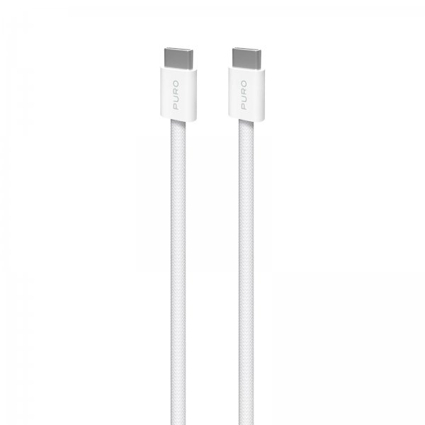 Puro Kabel Fabrik 2.0 60W USB-C til USB-C 1.5m Hvid