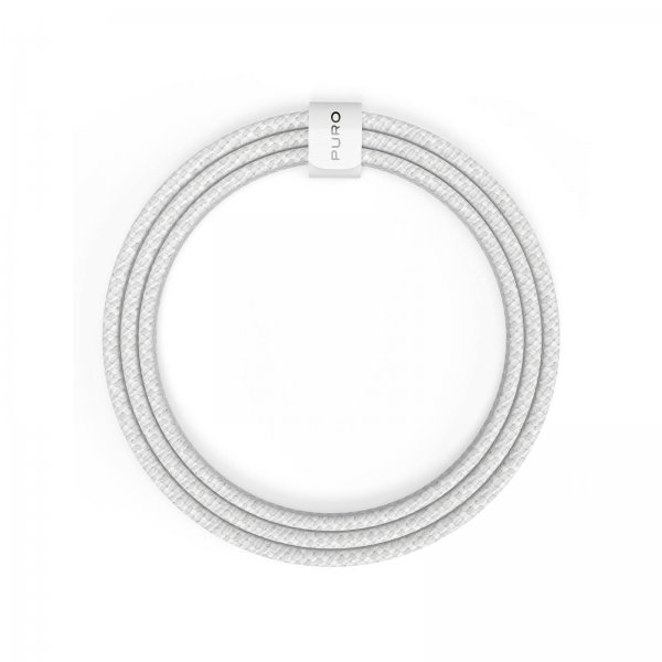 Puro Kabel Fabrik 2.0 60W USB-C til USB-C 1.5m Hvid
