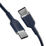 Puro Kabel TPE 25W USB-C til USB-C 1.5m Crown Blue
