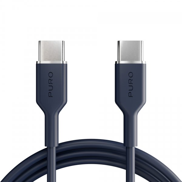 Puro Kabel TPE 25W USB-C til USB-C 1.5m Crown Blue