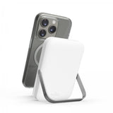 Puro Powerbank Stand Power Mag 5000 mAh Hvid