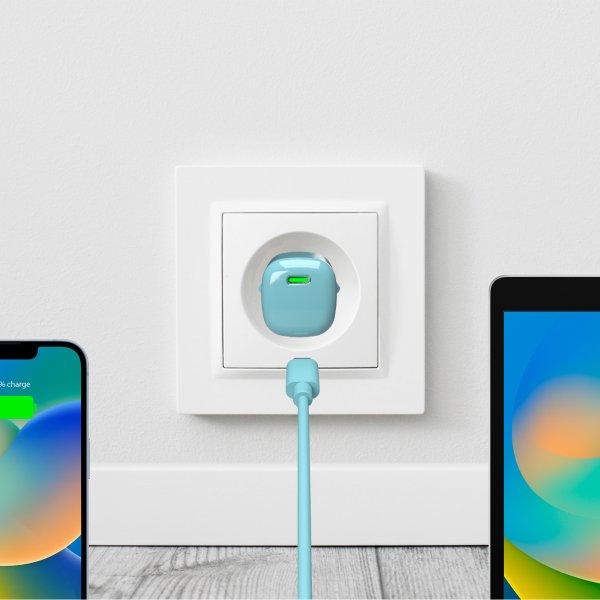 Puro Laddare MiniPro GaN USB-C 20W Grøn