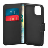 Puro iPhone 15 Cover Wallet Stand Sort
