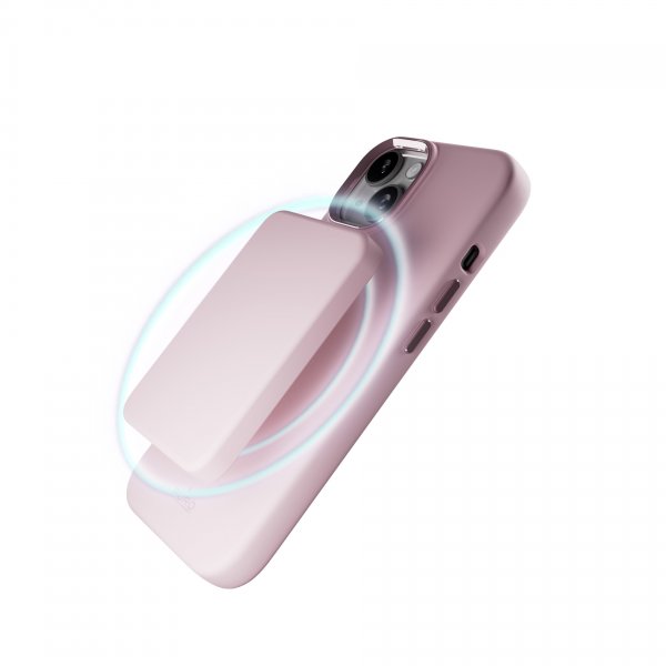 Puro iPhone 15 Plus Cover ICON Mag Pro Pink