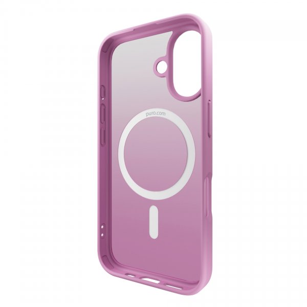 Puro iPhone 16 Cover Gradient Rosa