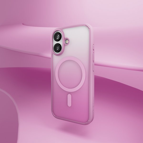 Puro iPhone 16 Cover Gradient Rosa