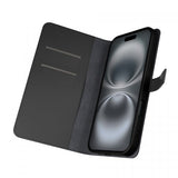Puro iPhone 16 Pro Cover Wallet Stand Sort