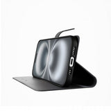 Puro iPhone 16 Pro Cover Wallet Stand Sort