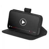 Puro iPhone 16 Pro Max Cover Wallet Stand Sort