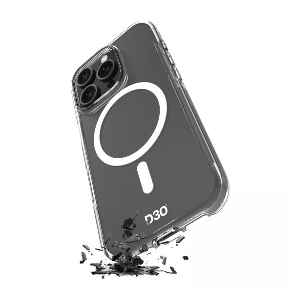 Puro iPhone 16 Plus Cover Impact Clear D3O MagSafe Transparent