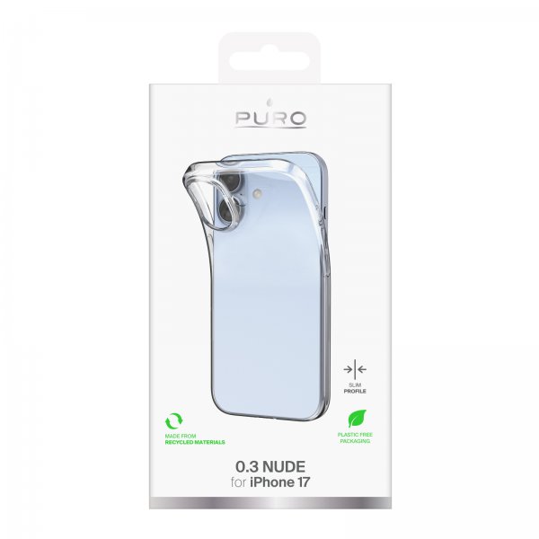 Puro iPhone 17 Cover Nude Transparent
