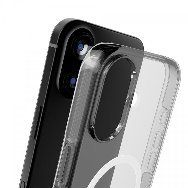 Puro iPhone 17 Cover Impact Clear D3O MagSafe Transparent