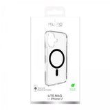 Puro iPhone 17 Cover Lite Mag Transparent Sort