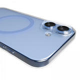Puro iPhone 17 Cover Lite Mag Transparent Blå