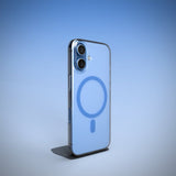 Puro iPhone 17 Cover Lite Mag Transparent Blå