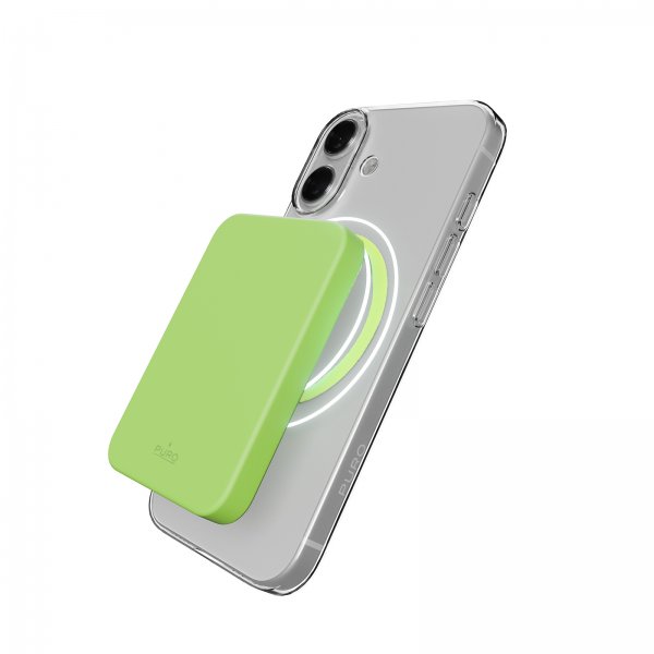 Puro iPhone 17 Cover Lite Mag Transparent Grøn