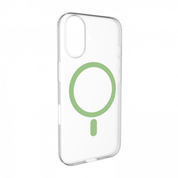 Puro iPhone 17 Cover Lite Mag Transparent Grøn