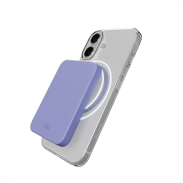 Puro iPhone 17 Cover Lite Mag Transparent Lavender