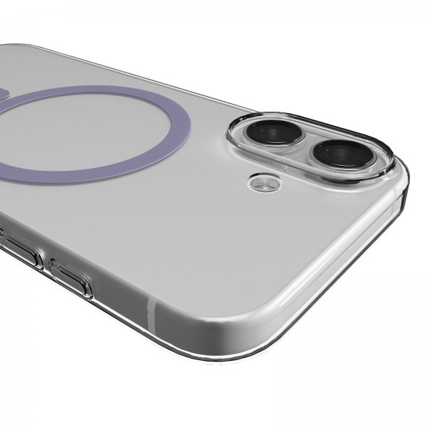 Puro iPhone 17 Cover Lite Mag Transparent Lavender