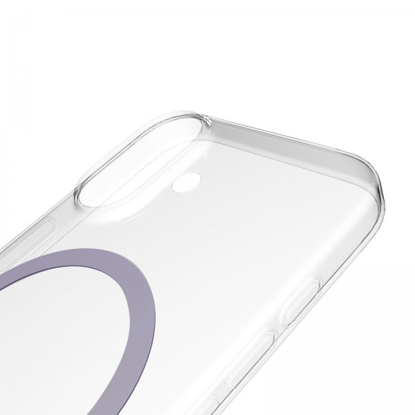 Puro iPhone 17 Cover Lite Mag Transparent Lavender