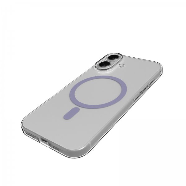 Puro iPhone 17 Cover Lite Mag Transparent Lavender