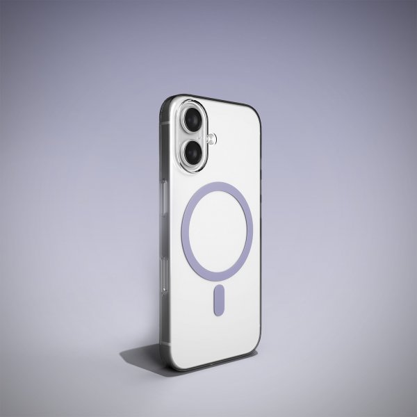 Puro iPhone 17 Cover Lite Mag Transparent Lavender