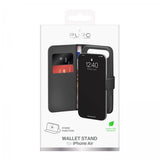 Puro iPhone Air Etui Wallet Stand Sort